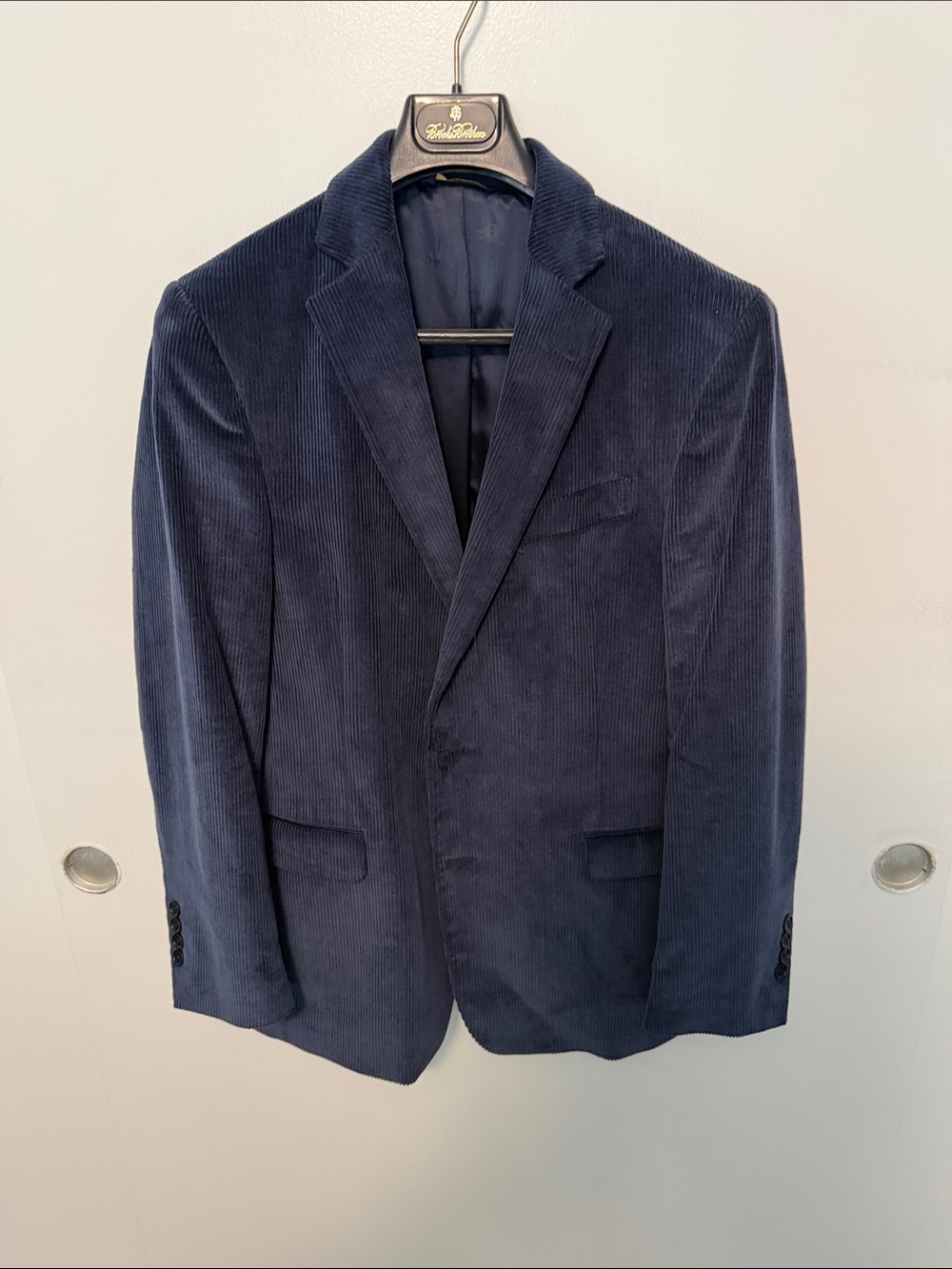 Brooks Brothers Navy Blue Corduroy Sport Coat